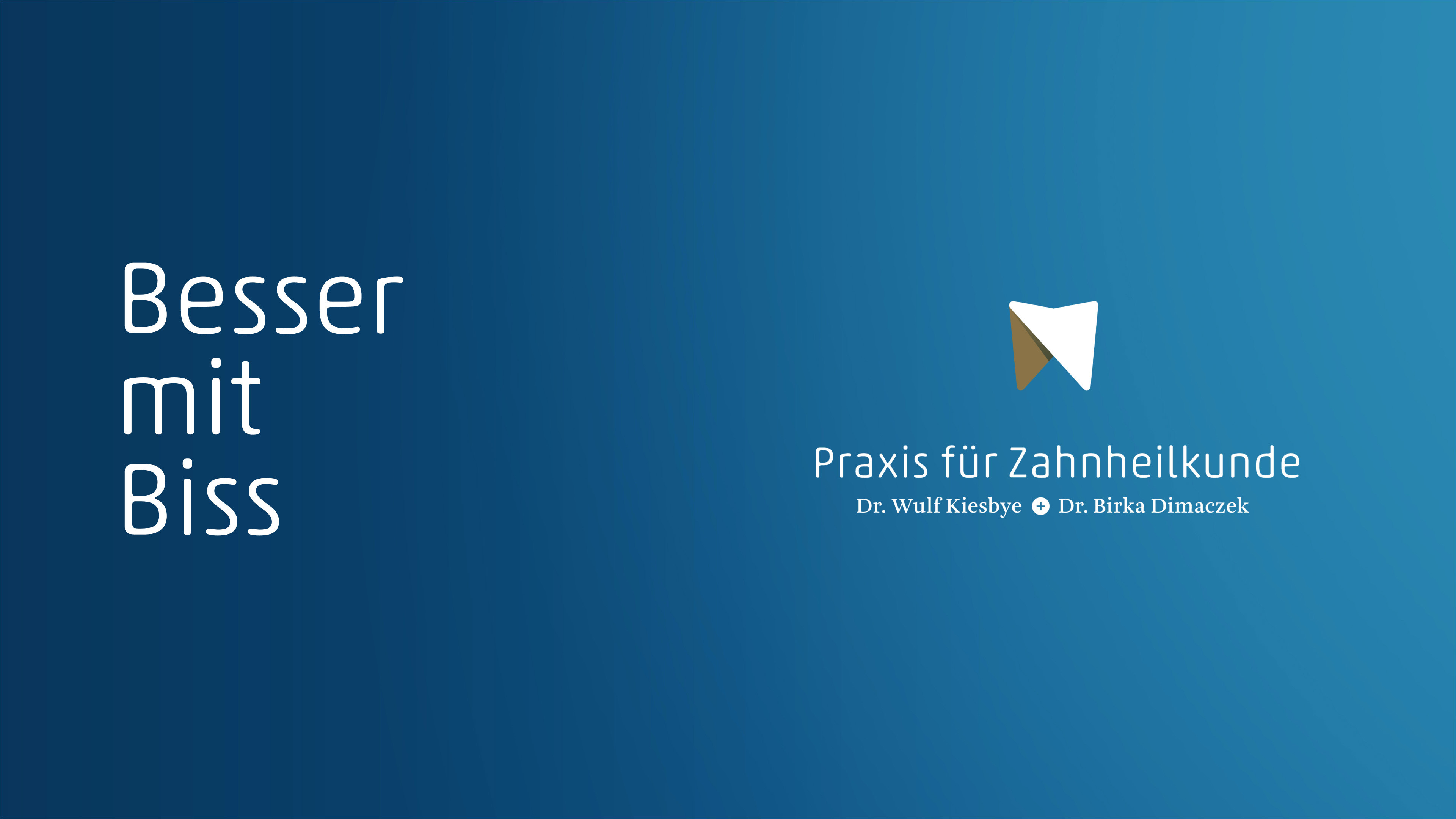 Logo und Spruch Besser mit Biss