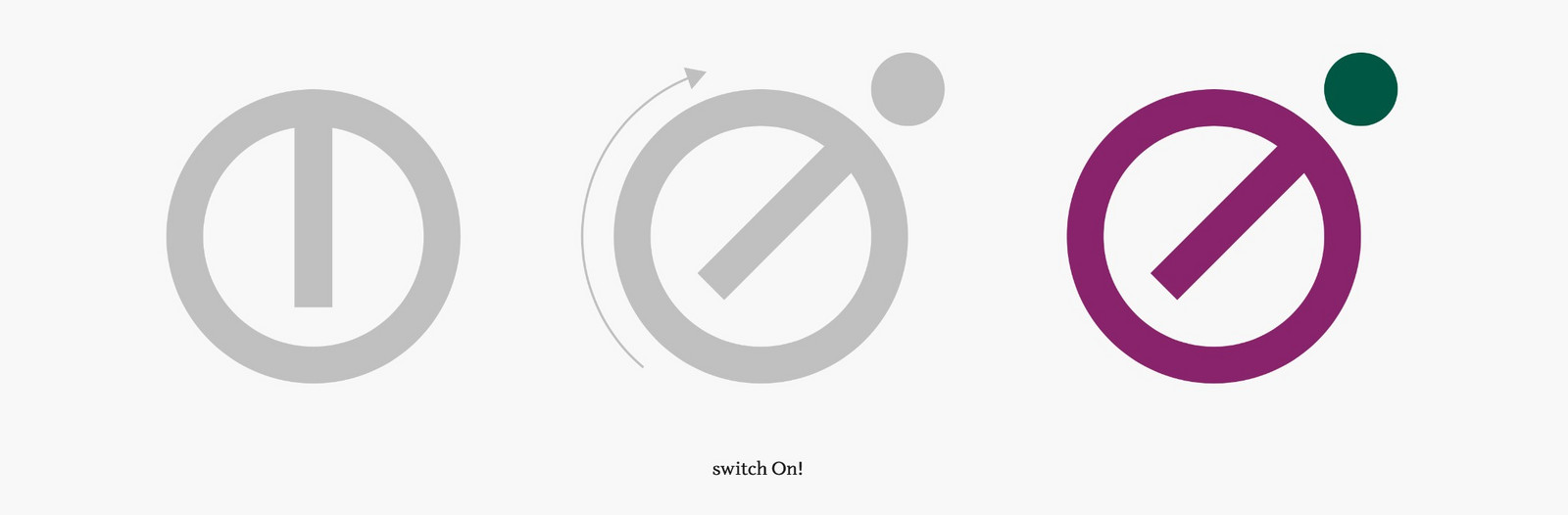 Routing Energy Logodetail mit einem lila Drehschalter