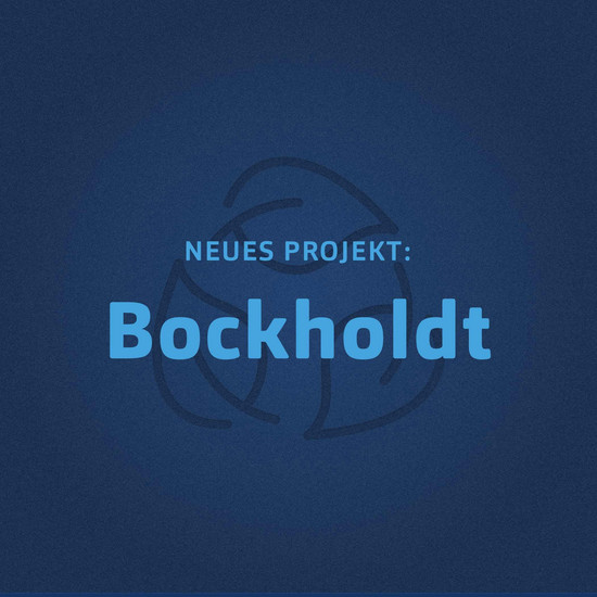 Auf Vordermann²: BOCKHOLDT Blaue Teaserkachel Bockholdt