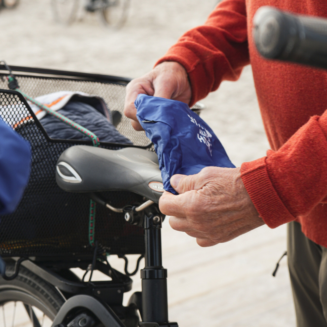 Sattelüberzieher fürs Fahrrad