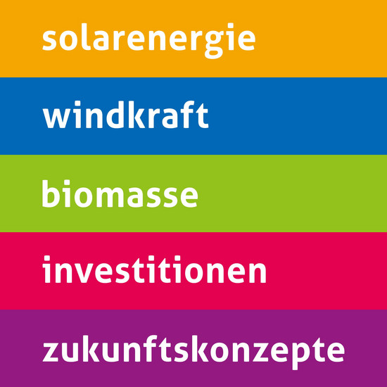 Die Freilandspezialisten Regenbogenstreifen mit weißer Schrift