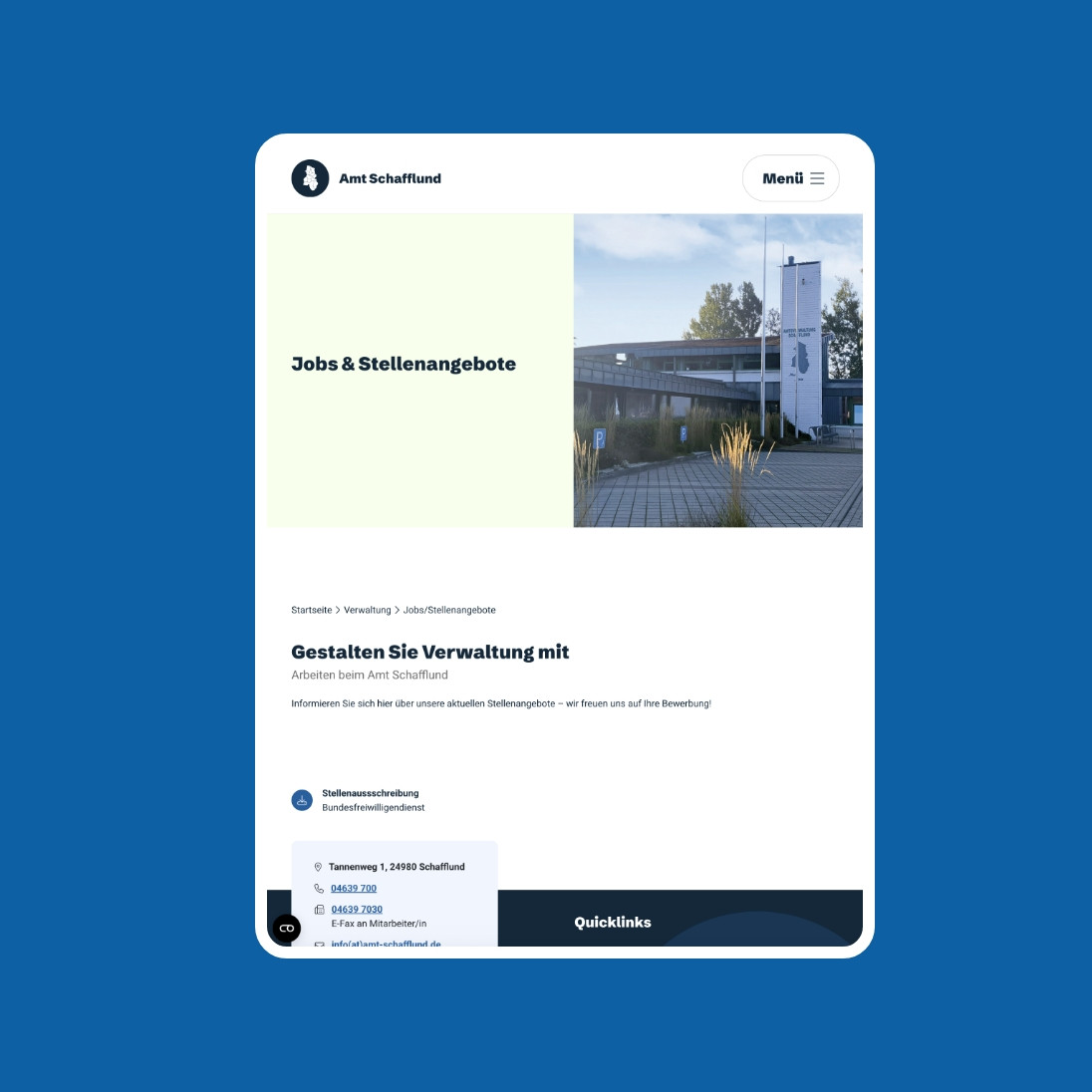 h2_amts_teaser_07.jpg Ansicht einer Themenseite der Webseite