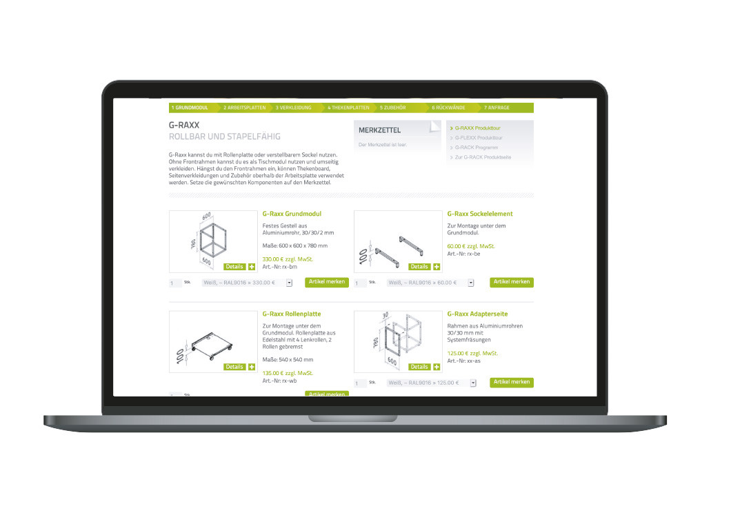 grack-05.jpg Laptop mit Grack Homepage