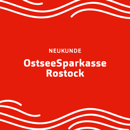 Förde trifft Hanse: OstseeSparkasse Rostock Rote Kachel Ostsee Sparkasse Rostock
