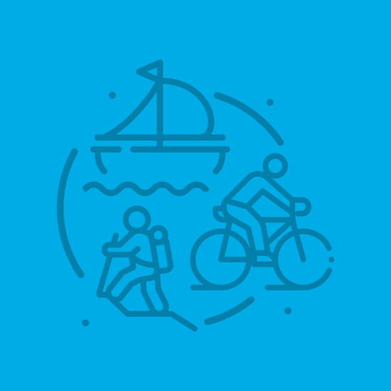 HOCHZWEI hat frei Gezeichnete Männchen auf Fahrrad