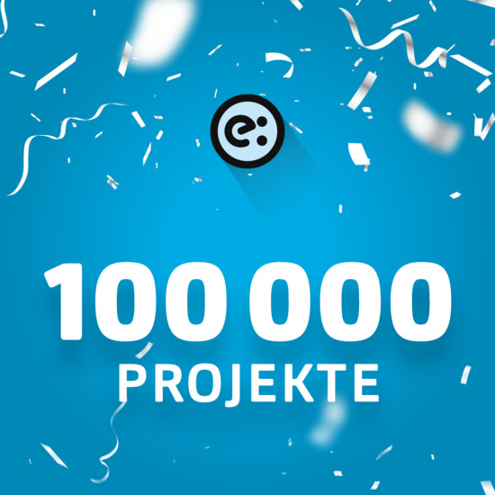 99.999 +1 Entry Jubiläumskachel