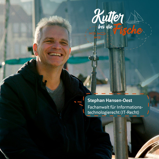 Unser Videopodcast Folge #1 Teaserbild mit Podcastgast Stephan Hansen-Oest