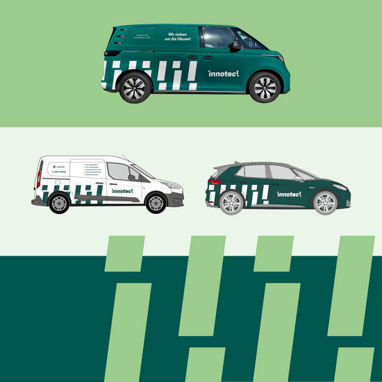 Fahrzeuge mit dem neuen innotec Design