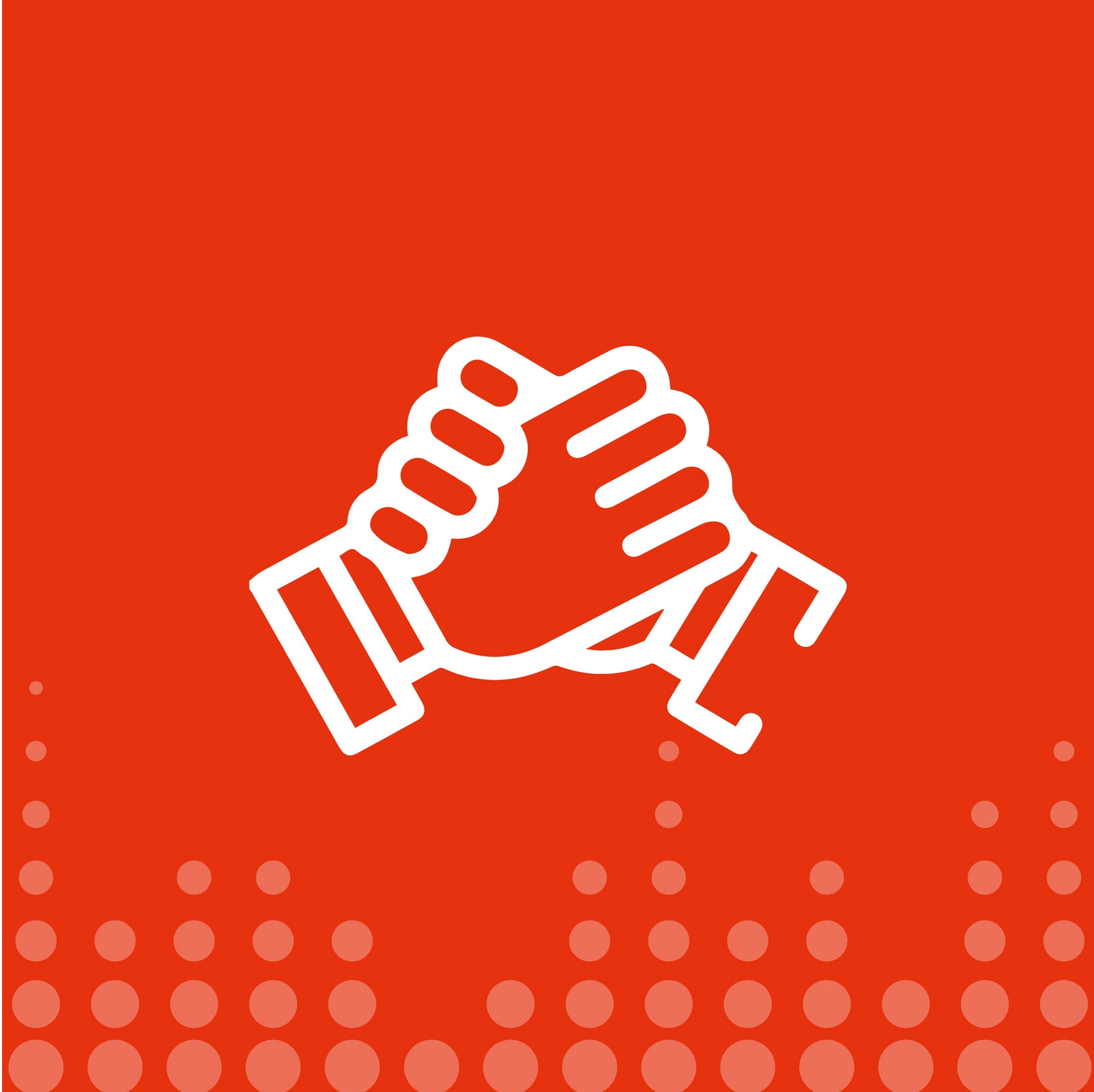 hochzwei_ihk_teaser_07.jpg Zwei illustrierte weiße Hände geben sich die Hand