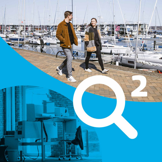 Gesundheitsförderung Hochzwei Mitarbeiter gehen spazieren