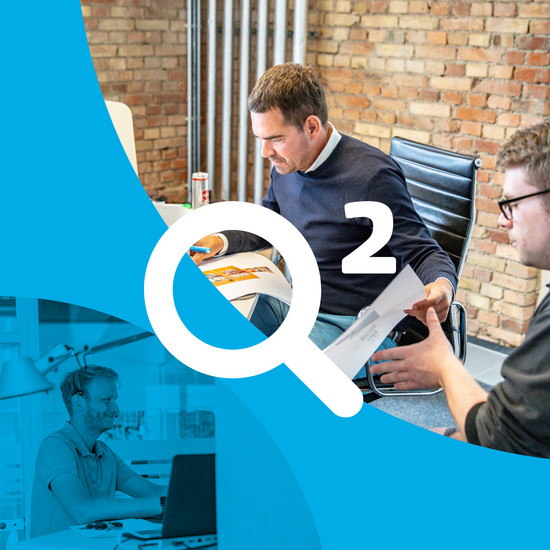 Strukturen Hochzwei Mitarbeiter im Meeting