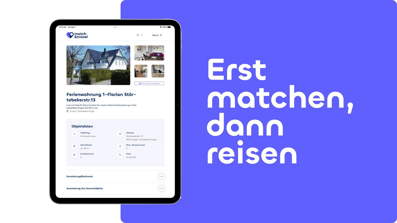 Die Match&Travel Smartphone App und der Schiftzug 