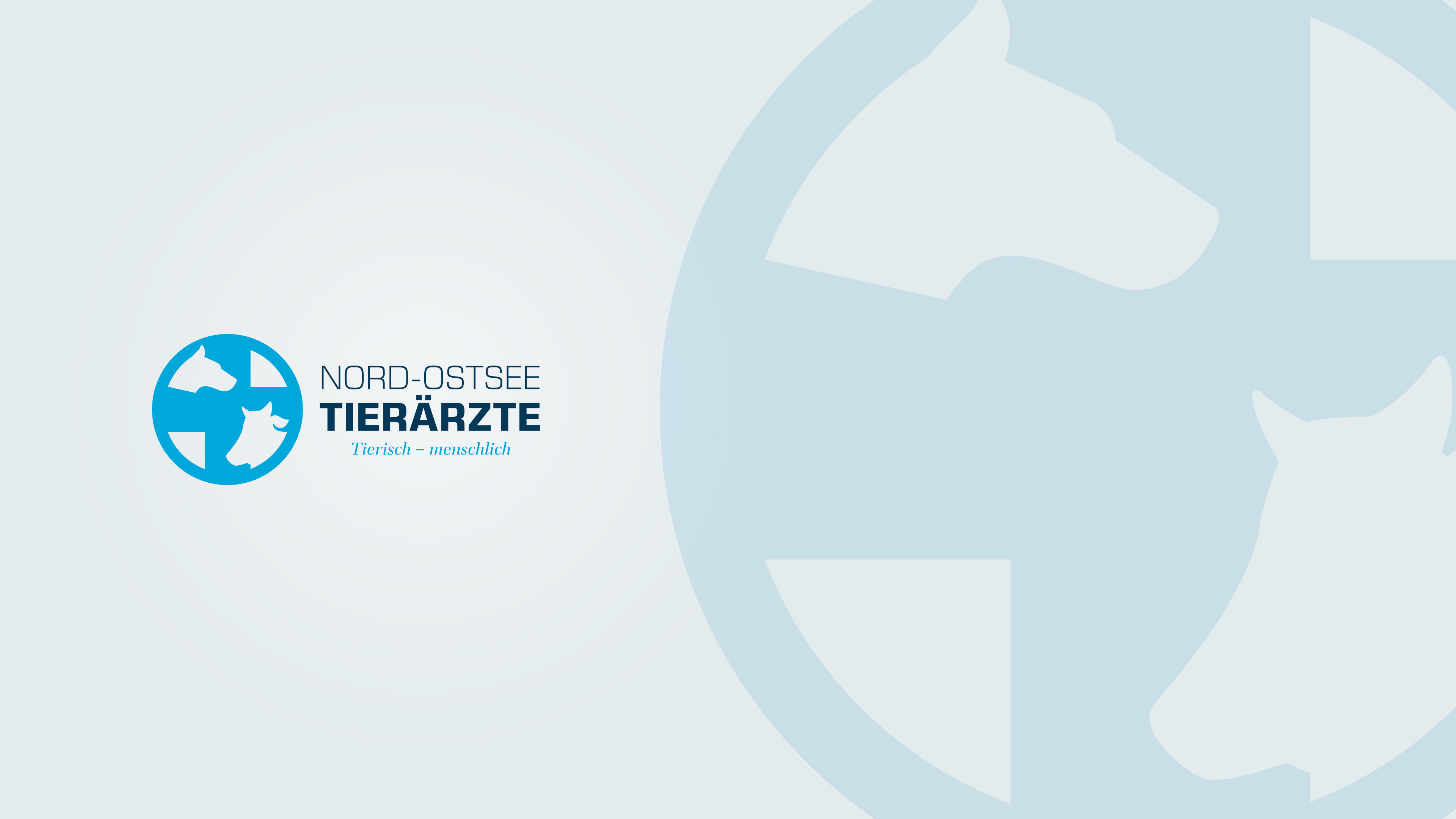 Kleines und großes Logo der Nord Ostsee Tierärzte