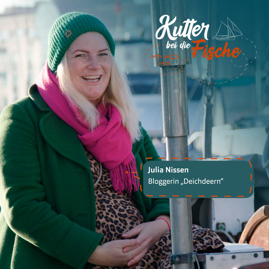 Unser Videopodcast Folge #4 Teaserbild mit Podcastgast Julia Nissen