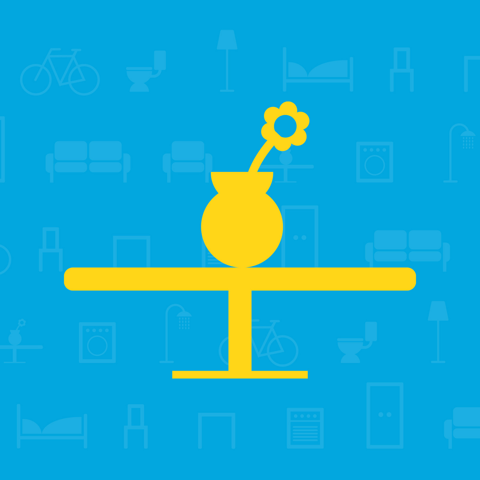 hochzwei_smartlodge_teaser_05.jpg Gelber Tisch mit gelber Vase