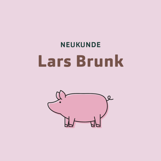 Oink: Lars Brunk Pinke Kachel von lars Brunk