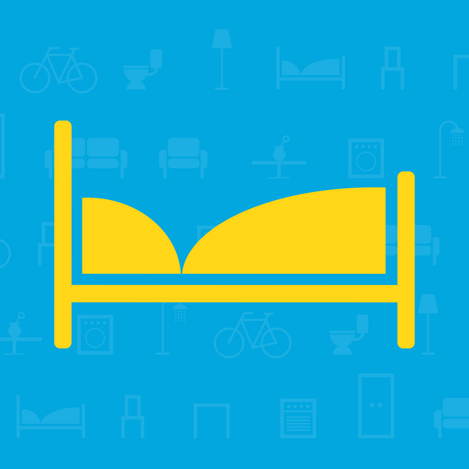 hochzwei_smartlodge_teaser_04.jpg Blaue Kachel mit gelben Bett