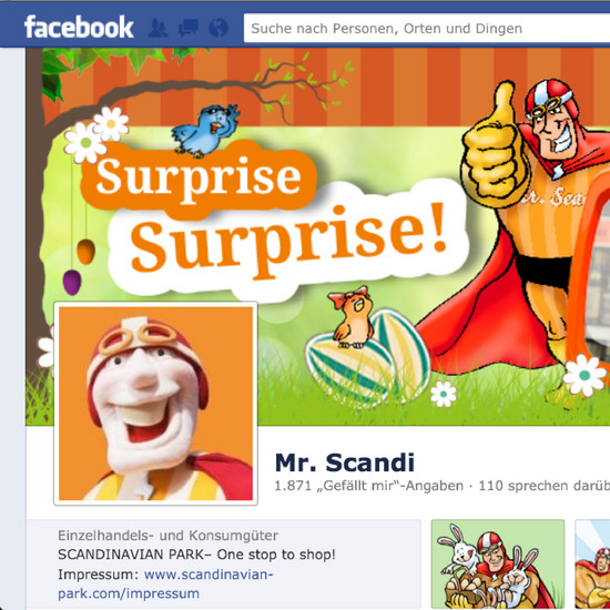 Verblüffend Scandipark Facebook Seite mit Mr Scandi