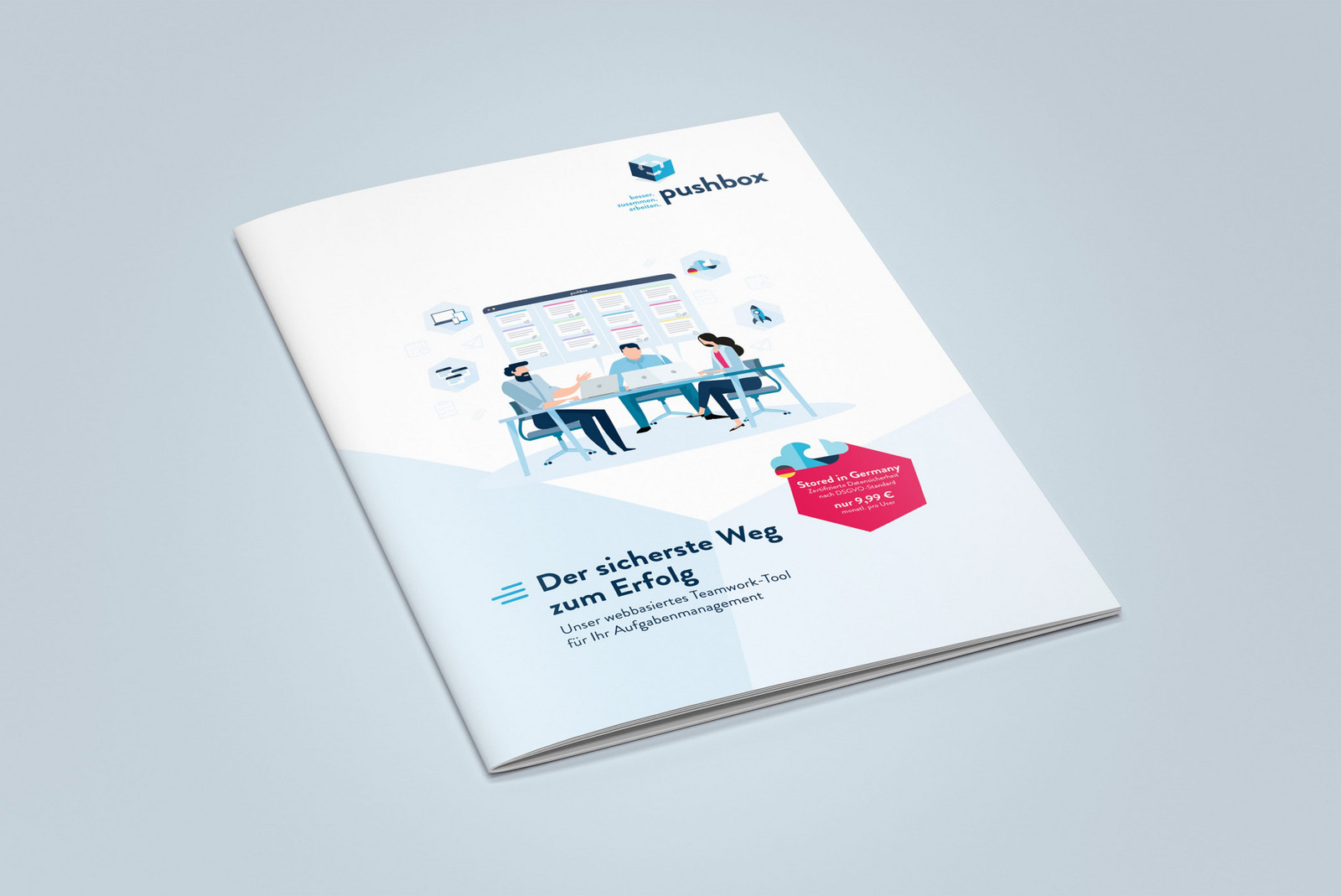 hochzwei_knpushbox_teaser_gross_02.jpg Pushbox Magazin mit drei illustrierten Männchen auf dem Cover