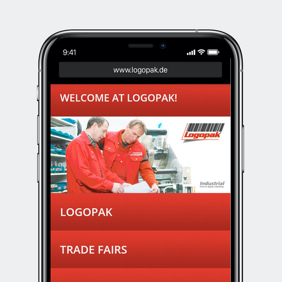 Kleben geblieben? Rote Logopak Menüleiste