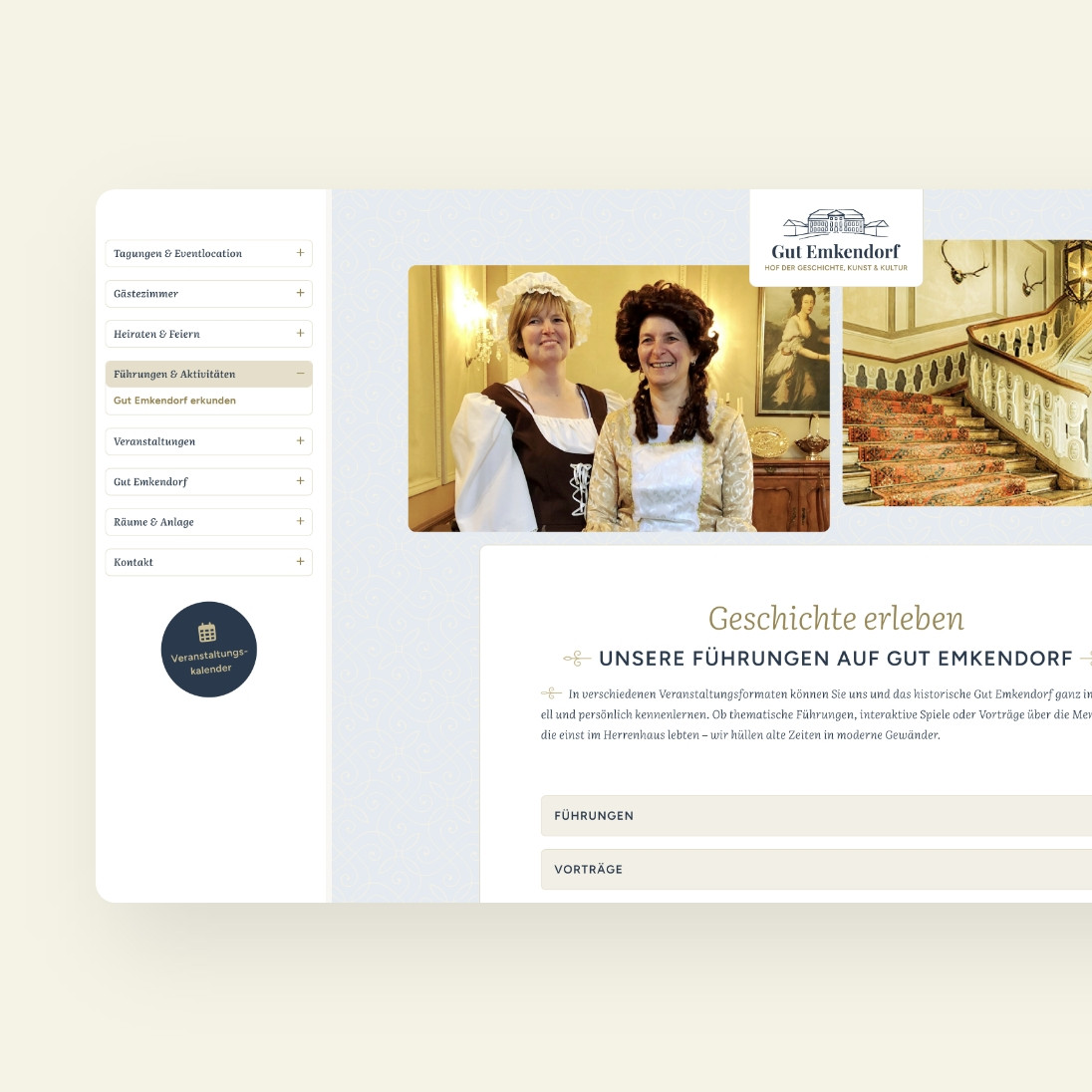 h2_gute_teaser_03.jpg Ansicht der neuen Website für Gut Emkendorf