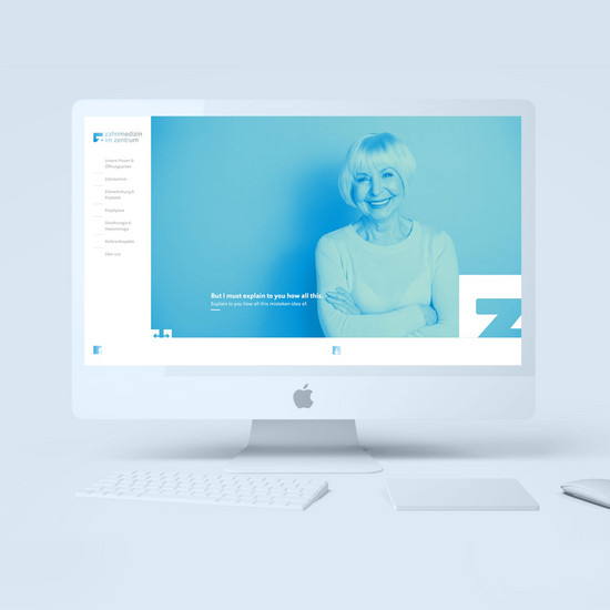 Zmiz Homepage in Computeransicht