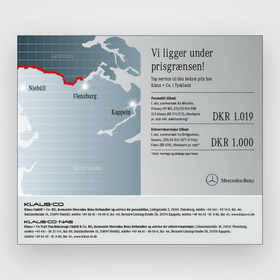 Wegweiser Standortübersicht der Klaus und Co Standort