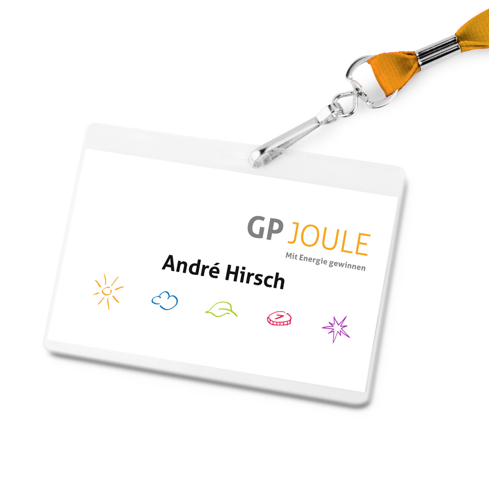 hochzwei_gpjoule_teaser_02.jpg Visitenkarte von GP Joule an einem Anhänger