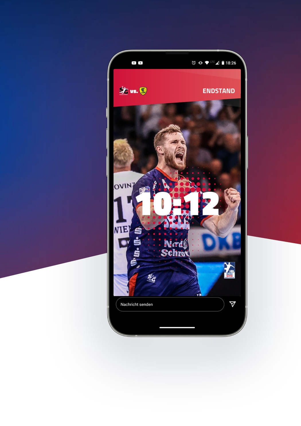 hochzwei_sgAnpfiff_teaser_02.jpg Ein SG Spieler jubelt nach Torwurf