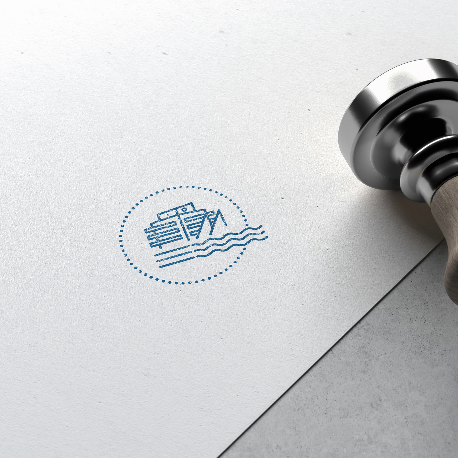 hochzwei_halu_teaser_01.jpg Ein blauer Stempel vom Pionierhafen Schleswig