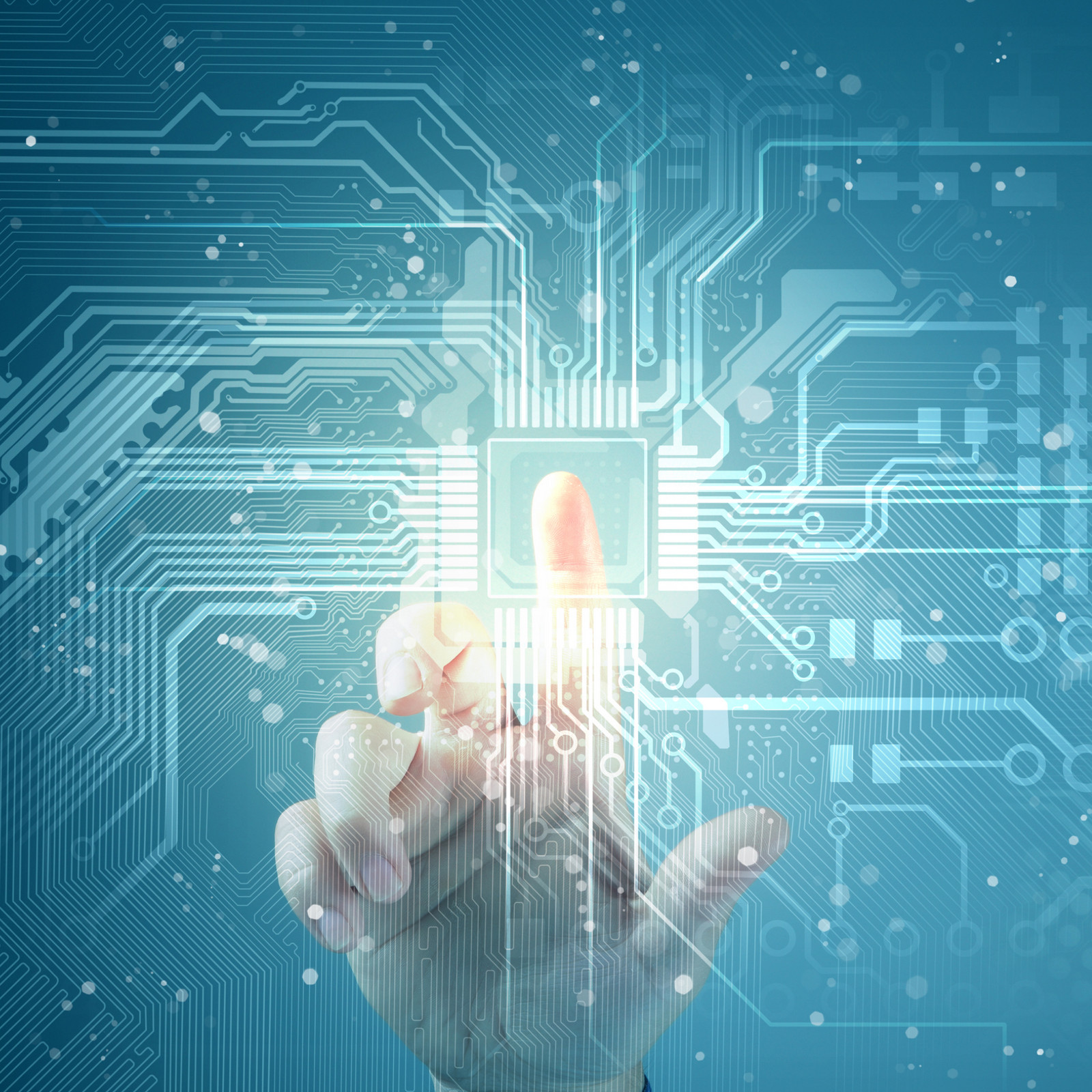 hochzwei_btnord_teaser_01.jpg Finger drückt auf Bildschirm, zu sehen sind viele Linien wie ein Mikrochip