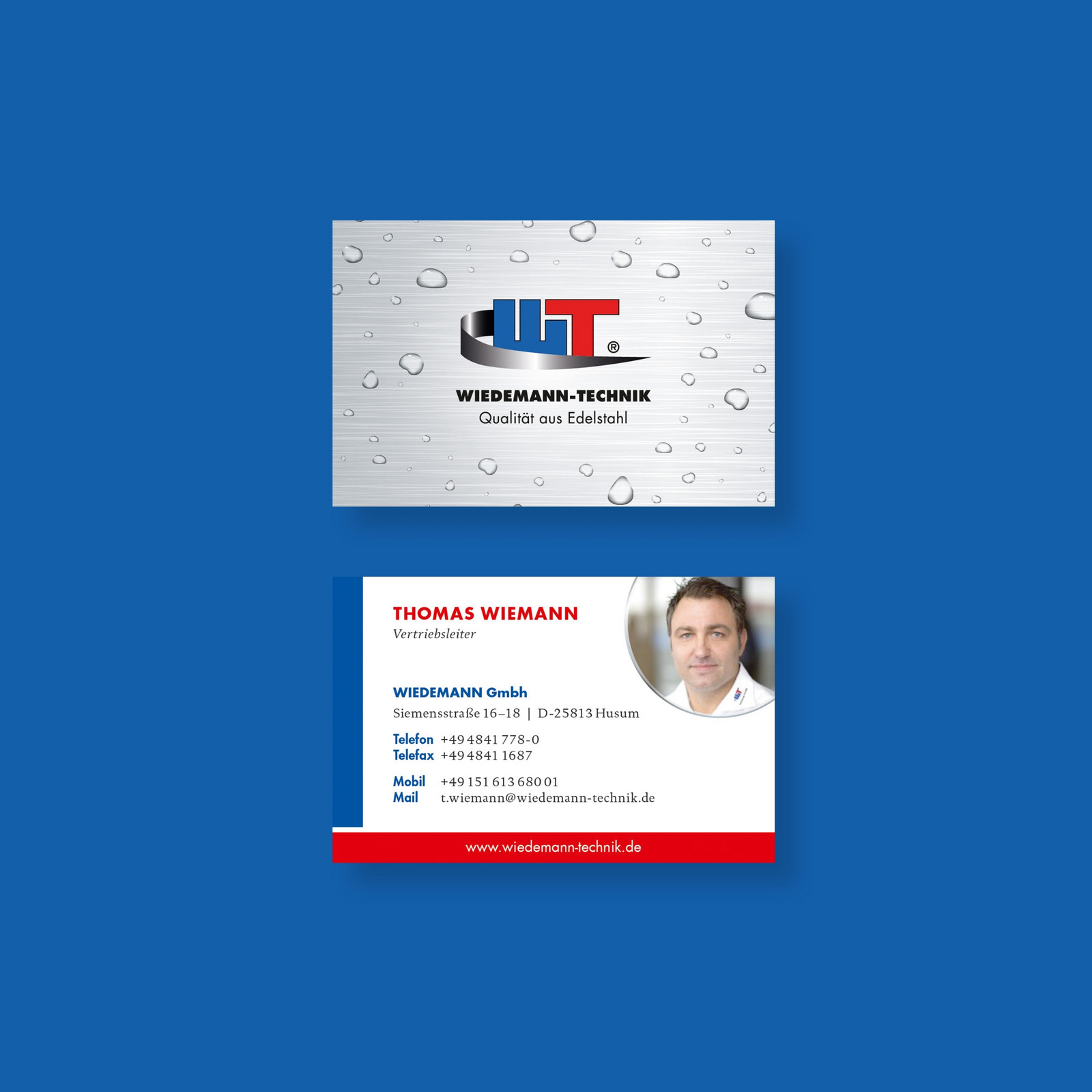 Visitenkarte von Wiedemann