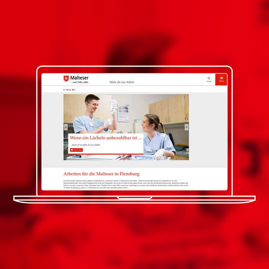 Unterseite über wie es ist bei der Malteser zu arbeiten