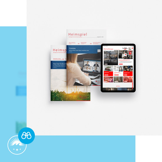 Vom Print- zum Online-Magazin Die Homepage der MeineNospa in Ipad Ansicht