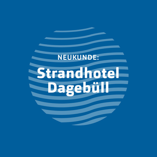 Blauer Teaser Website Strandhotel Dagebüll