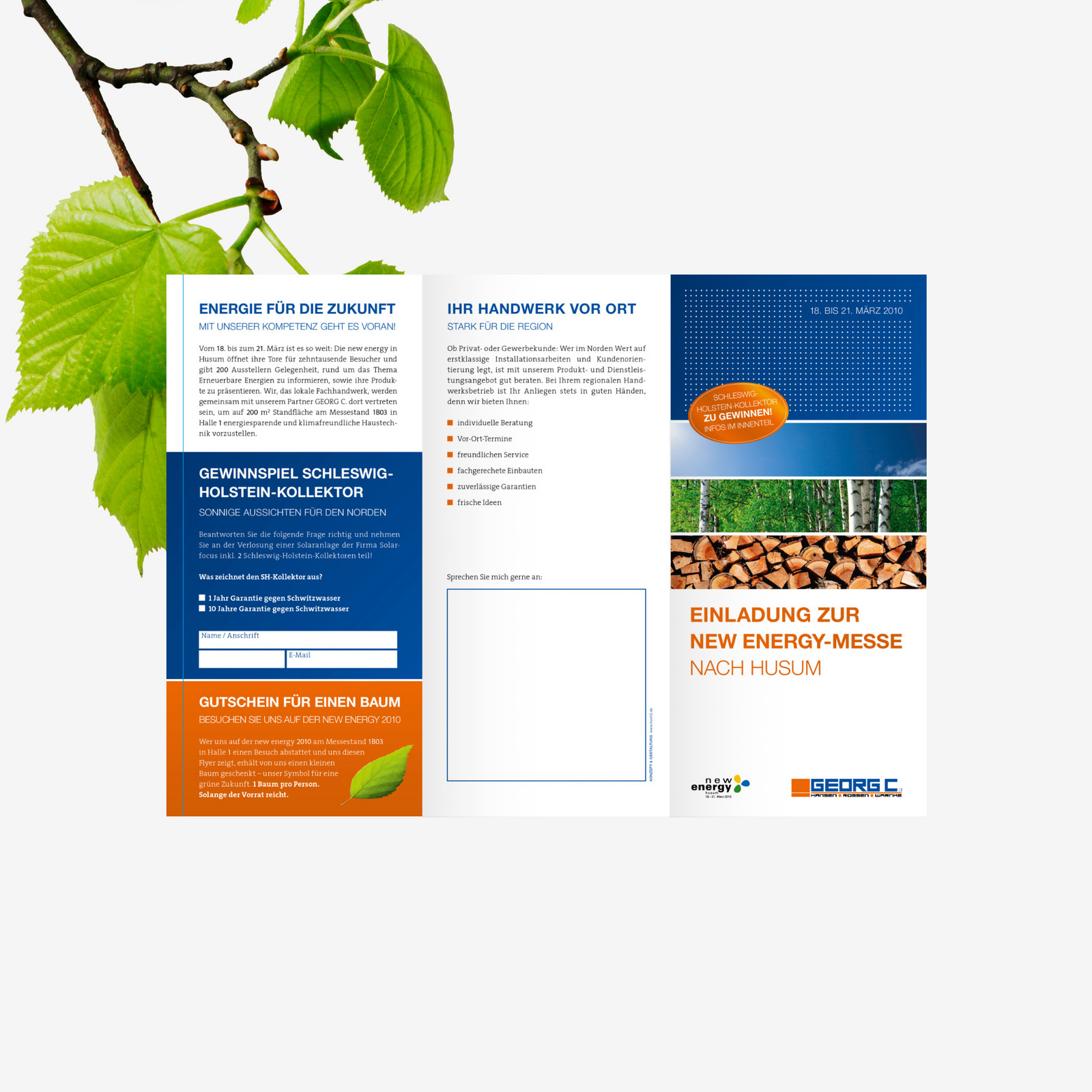 hochzwei_georgc_teaser_06.jpg Ein aufgeklappter Georg C Flyer