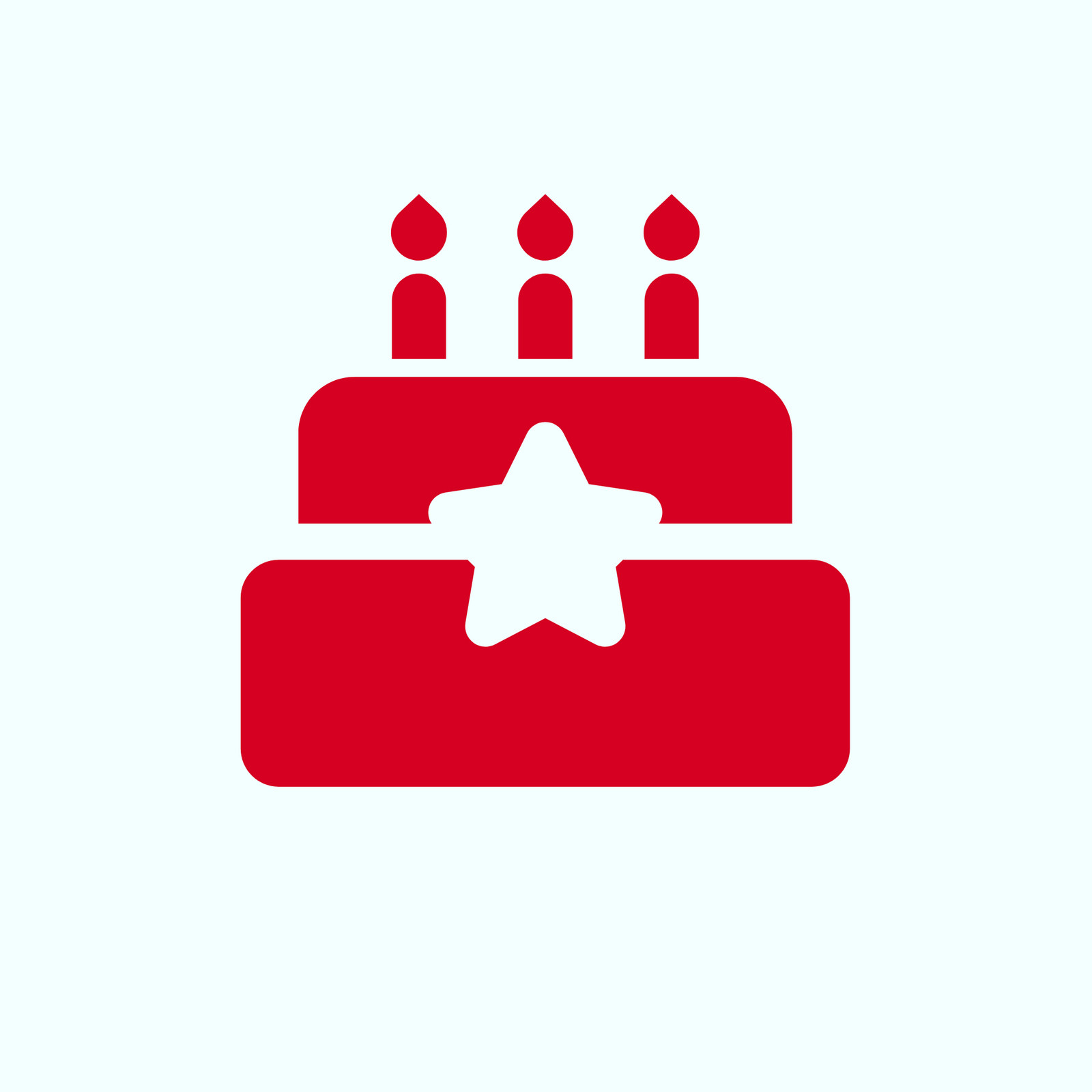 hochzwei_sbv_teaser_04.jpg Roter Geburtstagskuchen mit Stern in der Mitte