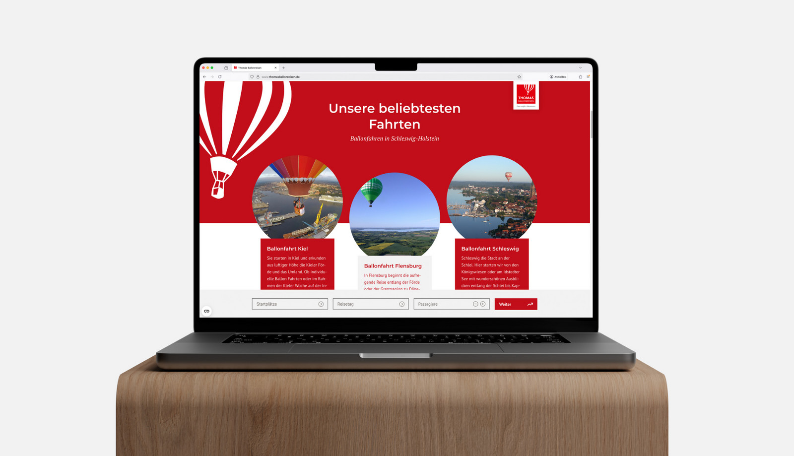 h2_toba_teaser_04.jpg Tablet mit der Webseite von Thomas Ballonreisen