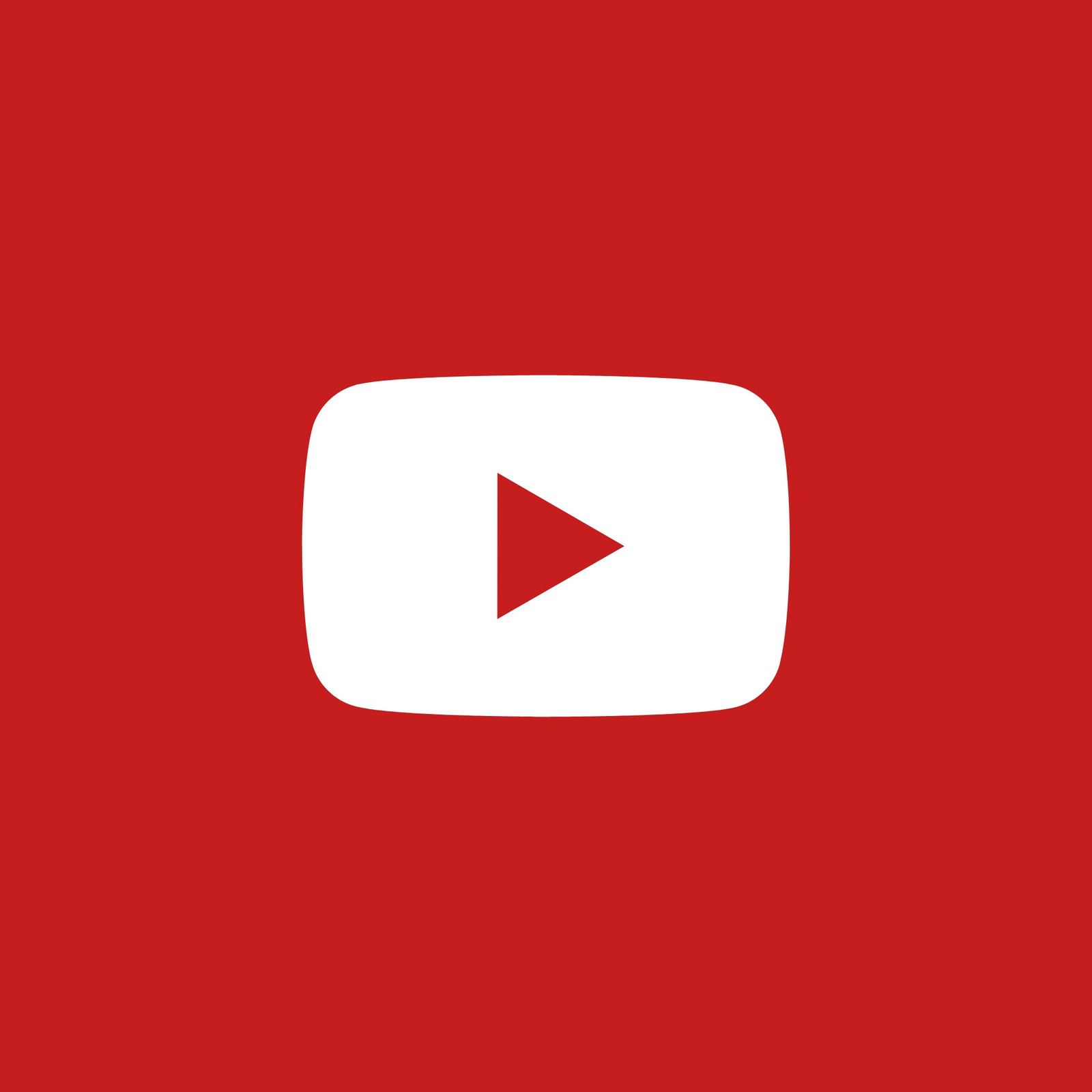 Rote Kachel mit Youtube Logo