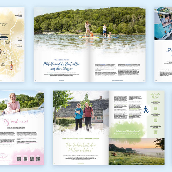 Ausschnitte aus dem Urlaubsmagazin Flensburger Förde