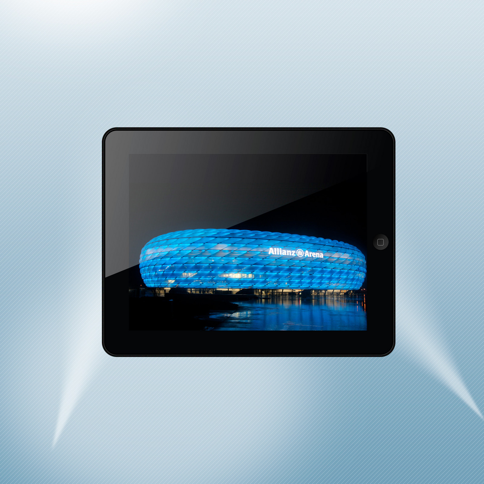 hochzwei_hansenneon_teaser_07.jpg Bild der Blauen Allianz Arena in Ipad Ansicht