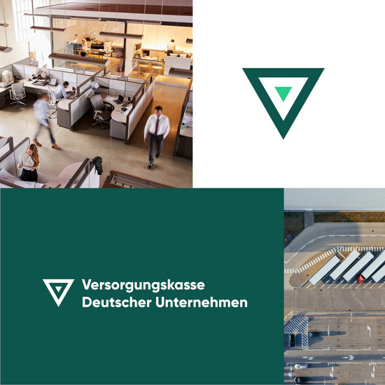 Bilderkollage in grünen Farben