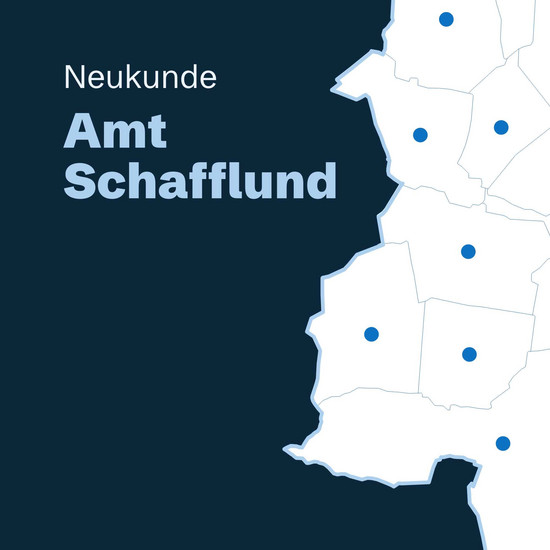 Karte vom Amt bzw. Gemeinde Schafflund