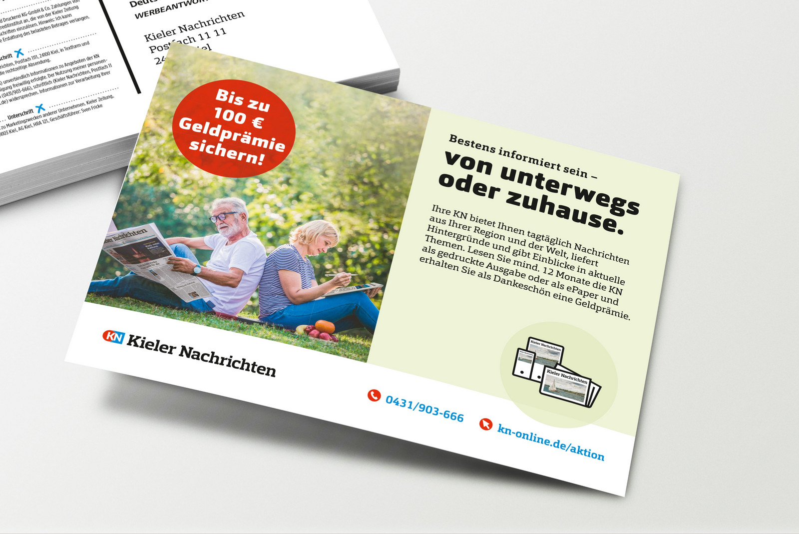 hochzwei_kn_teaser_gross_02.jpg Flyer der Kieler Nachrichten mit einem Bild eines alten Ehepaares