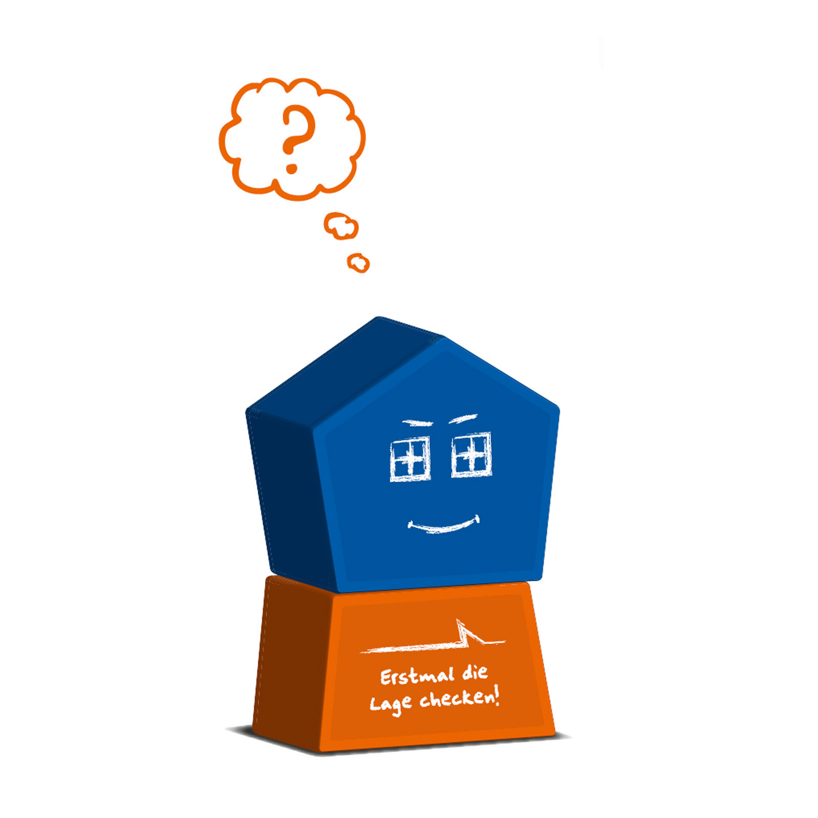 hochzwei_vrb_teaser_08.jpg Gemaltes blaues Haus mit Sprechblase