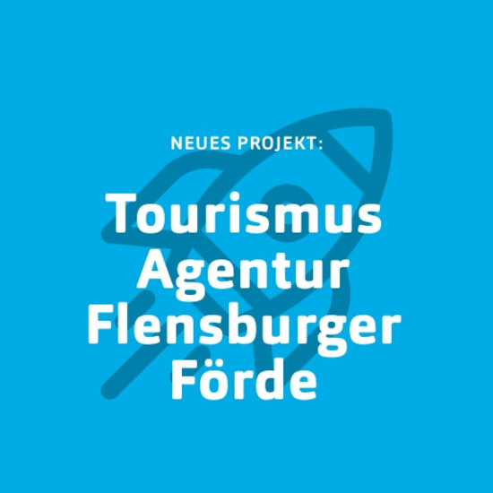Urlaubsvorfreude²: Tourismus Agentur Flensburger Förde Blaue Kachel für Neukunde Tourismus Agentur Flensburger Förde