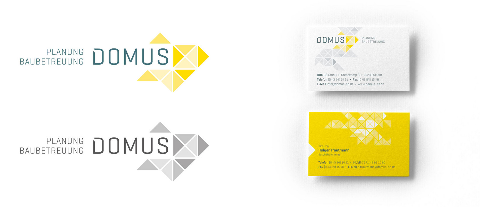 domus-01.jpg Domus Visitenkarte in gelb weiß