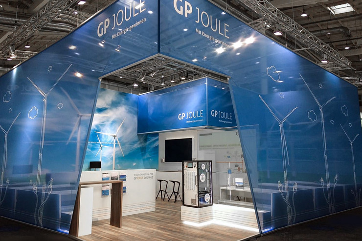 Messestand von G P Joules