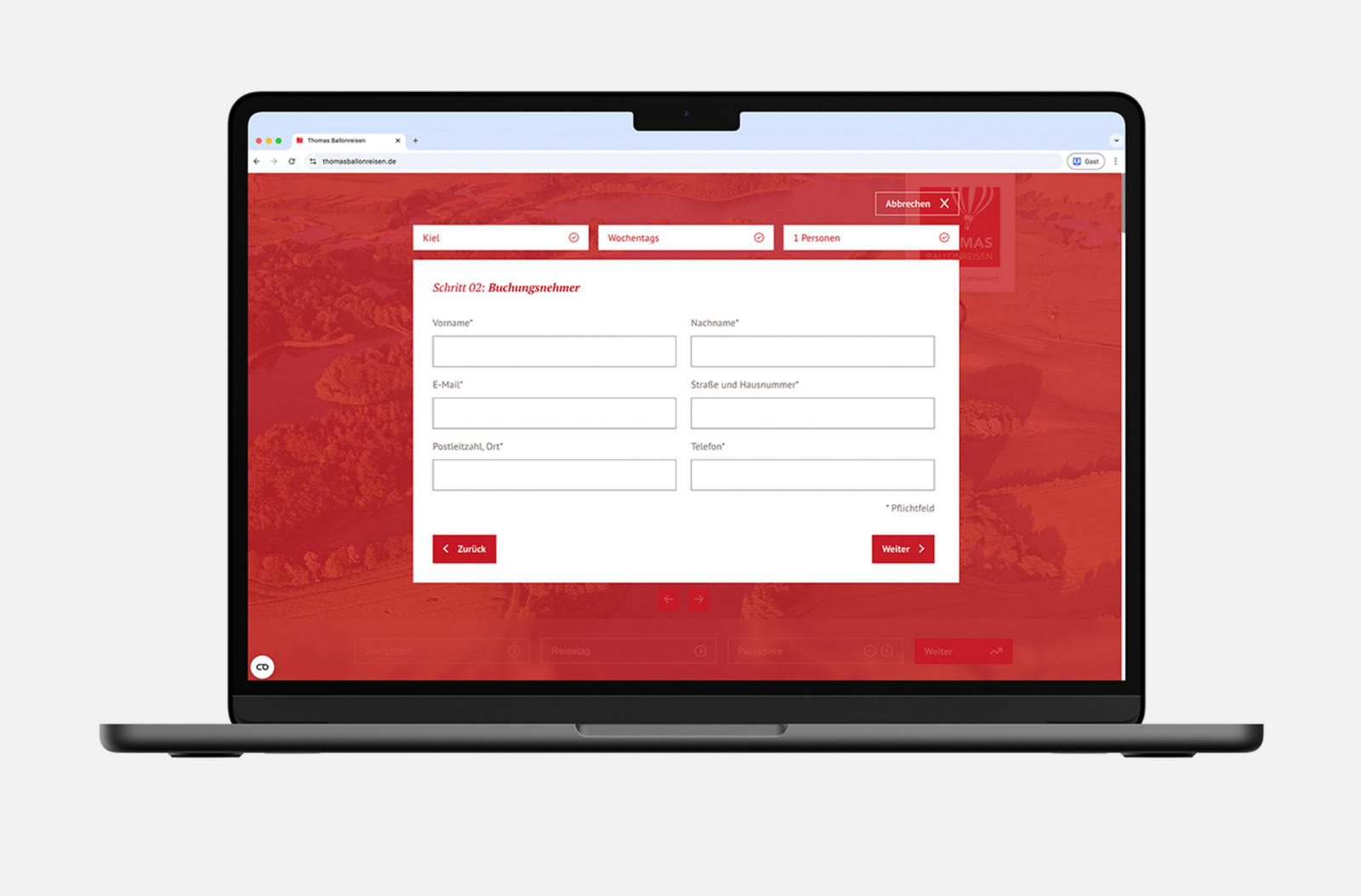 h2_toba_teaser_08.jpg Tablet mit der Webseite von Thomas Ballonreisen