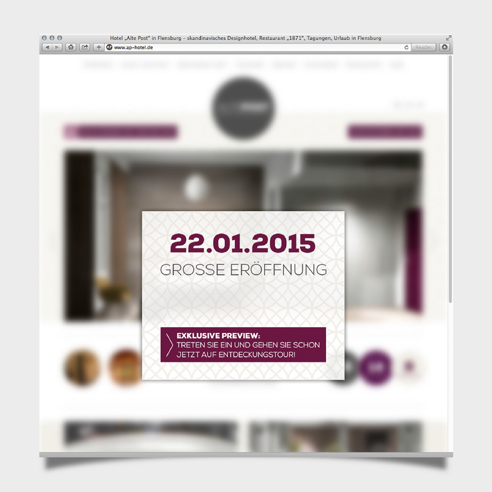 hochzwei_apo_teaser_1.jpg Eröffnungsbanner auf der Homepage der Alten Post Flensburg